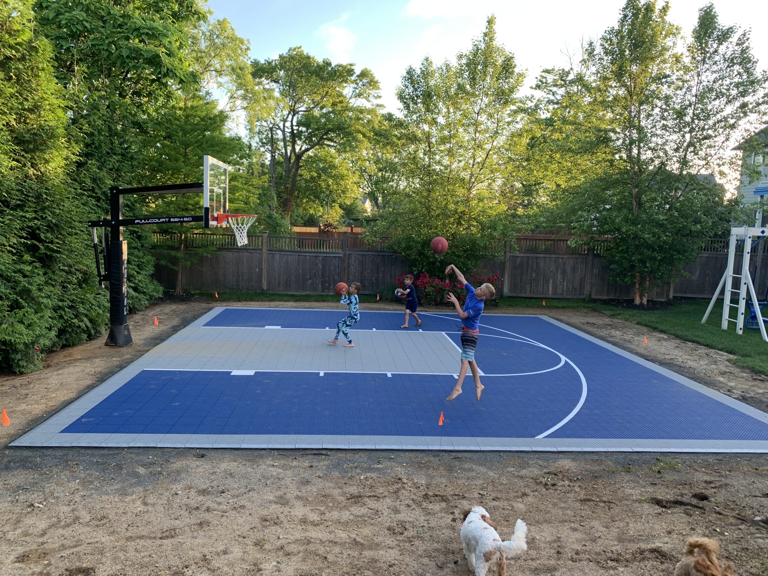 We Build and Install Backyard Sports Basketball Hoops, Courts and More